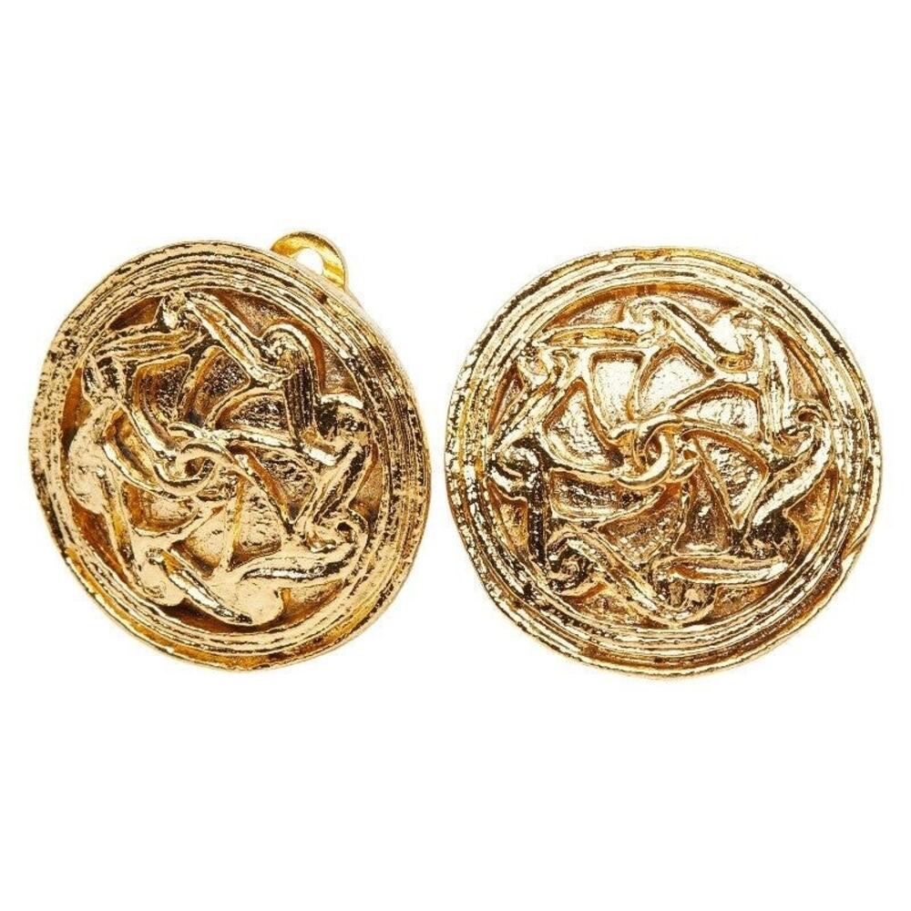 Chanel Metal Earrings Silver